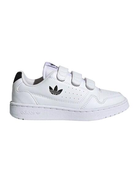 BASKET FILLE BLANC ADIDAS 