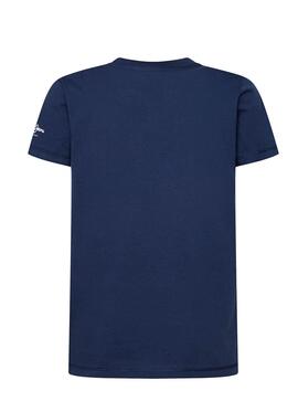 T-Shirt Pepe Jeans Emanuel Bleu marine pour Garçon