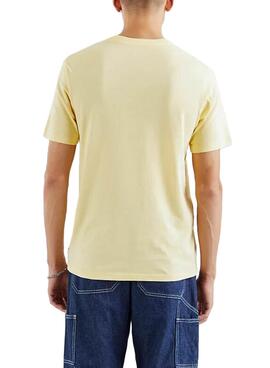 T-Shirt Levis Housemark Graphic Jaune Homme