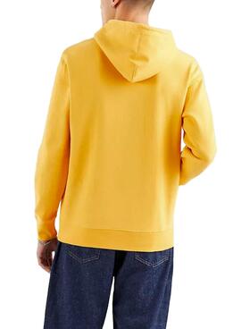 Sweat Levis New Original Hoodie Jaune Homme