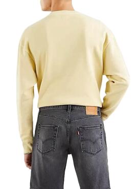 Sweat Levis Relaxed Graphic Jaune Homme