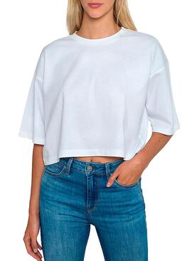T-Shirt Pepe Jeans Miriam Blanc pour Femme