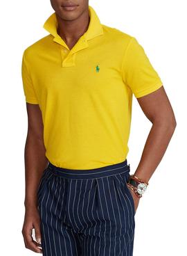 Polo Polo Ralph Lauren Short Tricot Jaune Homme