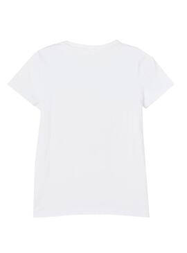 T-Shirt Mayoral Banin Blanc pour Fille