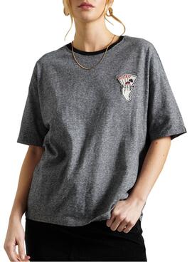 T-Shirt Superdry Military Narrative Gris Femme