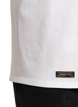 T-Shirt Superdry Military Logo Vest Blanc Femme