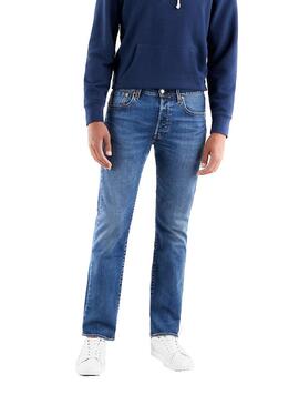 Jeans Levis 501 Original Bleu Homme