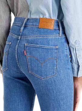 Jeans Levis 720 Hirise Bleu pour Femme