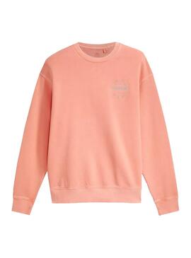 Sweat Levis Relaxed Graphic Rosa pour Homme