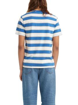 T-Shirt Levis Original Housemarked Bleu clair Homme
