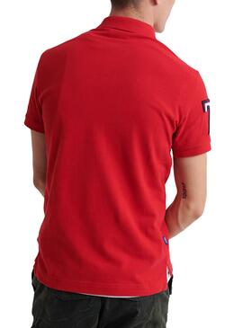 T-Shirt Superdry Classic Superstate Rouge Homme