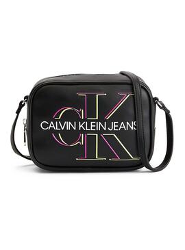 Sac à main Calvin Klein Camera Bag Glow Noire Femme