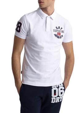 Polo Superdry Classic Superstate Blanc Homme