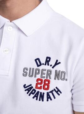 Polo Superdry Classic Superstate Blanc Homme