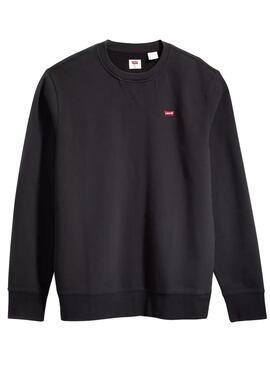 Sweat Levis New Original Crew Noir pour Homme