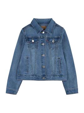 Veste Denim Levis Trucker Bleu pour Fille