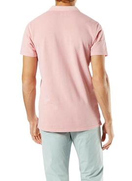 Polo Dockers Dmd Pique Rose pour Homme