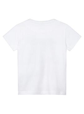 T-Shirt Mayoral Weekend Vibes Blanc pour Garçon