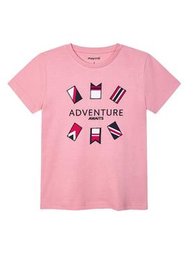 T-Shirt Mayoral Adventure Rose pour Garçon