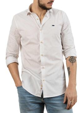 Chemise Klout Slim Micro Blanc pour Homme