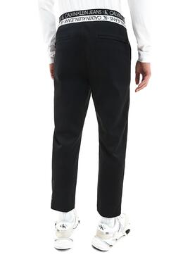 Pantalon Calvin Klein Logo Waistband Seasonal Noire Homme