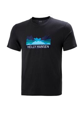 T-Shirt Helly Hansen Nord Graphic Noire Homme