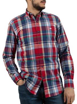 Chemise Klout Cosme Rouge pour Homme