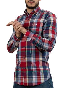 Chemise Klout Cosme Rouge pour Homme