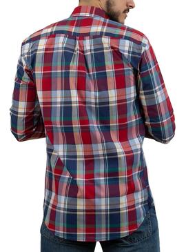 Chemise Klout Cosme Rouge pour Homme