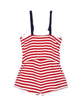 Jumpsuit Mayoral Rayures Rouge pour Fille