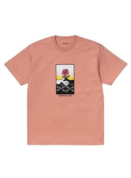 T-Shirt Carhartt Together Rose pour Homme
