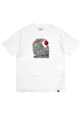T-Shirt Trésor Carhartt Blanc pour Homme