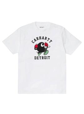 T-Shirt Carhartt Boxing Blanc pour Homme