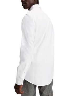 Chemise Tommy Hilfiger Oxford Blanc pour Homme