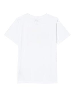 T-Shirt Levis Logo de la Californie Blanc pour Garçon