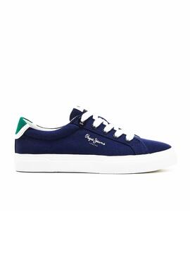 Baskets Pepe Jeans Kenton Basic Bleu pour Garçon