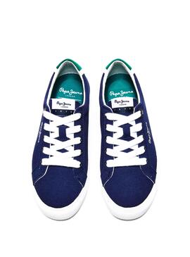 Baskets Pepe Jeans Kenton Basic Bleu pour Garçon