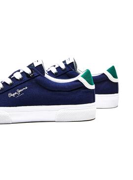 Baskets Pepe Jeans Kenton Basic Bleu pour Garçon