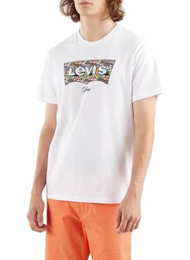 T-Shirt Levis Housemark Graphic Blanc Homme