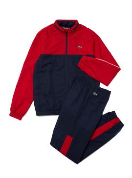 Survêtement Lacoste Sport Tennis Rouge pour Homme