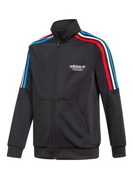 Veste Adidas Tracktop Noire pour Garçon Fille