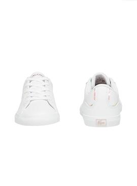 Baskets Lacoste Lerond 0921 Blanc pour Fille