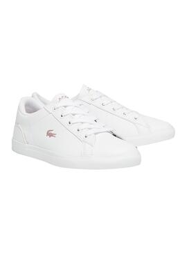 Baskets Lacoste Lerond 0921 Blanc pour Fille