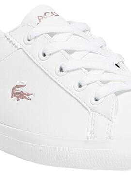 Baskets Lacoste Lerond 0921 Blanc pour Fille