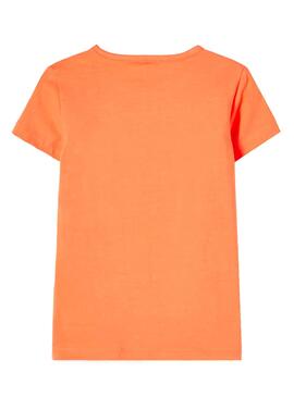 T-Shirt Name It Daruna Orange pour Fille
