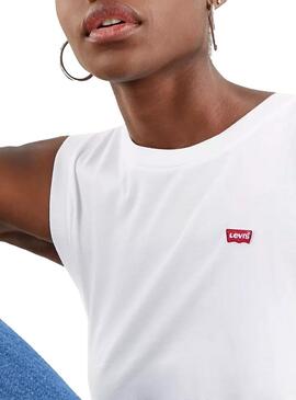 T-Shirt Levis Dara Blanc pour Femme