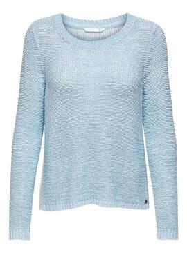 Pull Only Geena XO Bleu clair pour Femme