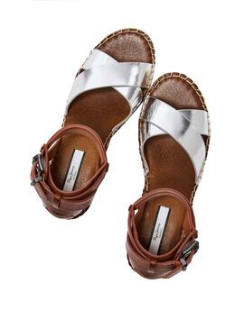 Sandales Pepe Jeans Witney Collar Brun Femme