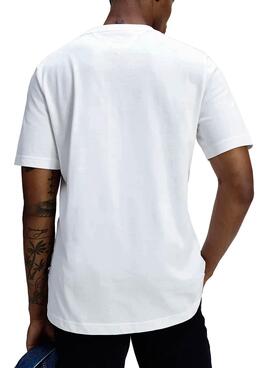 T-Shirt Tommy Hilfiger Signature Blanc Homme