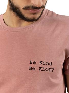 T-Shirt Klout Dyed Rose pour Homme